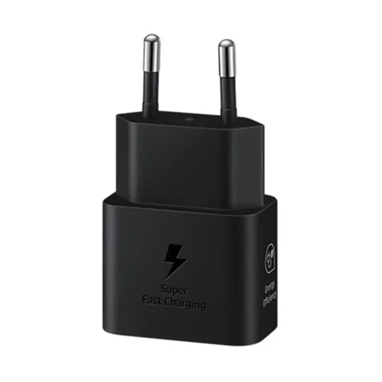 black-768x768 محول طاقة USB-C من سامسونج بقوة 25 وات | 2 دبوس - الصورة 1