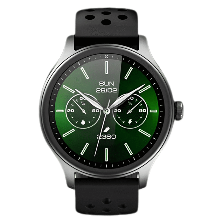 Oraimo 6R SmartWatch 1.39 inch Anti-Scratch, IP68 Waterproof - Black