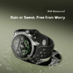 Oraimo 6R SmartWatch 1.39 inch Anti-Scratch, IP68 Waterproof - Black