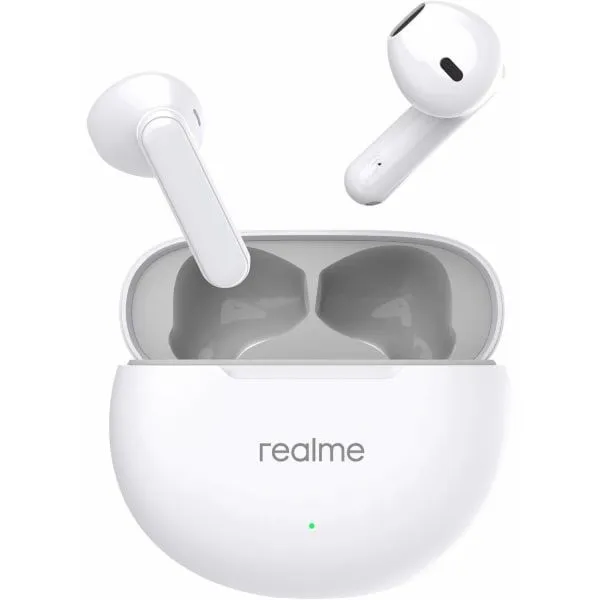 Realme Buds T01 True Wireless AI Noise Reduction White Elhadad Store